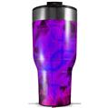 Skin Wrap Decal for 2017 RTIC Tumblers 40oz Cubic Shards Pink (TUMBLER NOT INCLUDED)