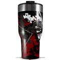Skin Wrap Decal for 2017 RTIC Tumblers 40oz Baja 0003 Red Dark (TUMBLER NOT INCLUDED)