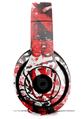 WraptorSkinz Skin Decal Wrap compatible with Beats Studio 2 and 3 Wired and Wireless Headphones Red Graffiti Skin Only (HEADPHONES NOT INCLUDED)