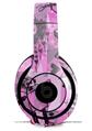 WraptorSkinz Skin Decal Wrap compatible with Beats Studio 2 and 3 Wired and Wireless Headphones Scene Kid Sketches Pink Skin Only (HEADPHONES NOT INCLUDED)