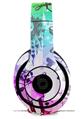 WraptorSkinz Skin Decal Wrap compatible with Beats Studio 2 and 3 Wired and Wireless Headphones Scene Kid Sketches Rainbow Skin Only (HEADPHONES NOT INCLUDED)