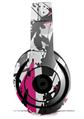 WraptorSkinz Skin Decal Wrap compatible with Beats Studio 2 and 3 Wired and Wireless Headphones Baja 0018 Fuchsia Hot Pink Skin Only (HEADPHONES NOT INCLUDED)