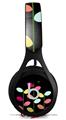 WraptorSkinz Skin Decal Wrap compatible with Beats EP Headphones Plain Leaves On Black Skin Only HEADPHONES NOT INCLUDED