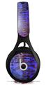 WraptorSkinz Skin Decal Wrap compatible with Beats EP Headphones Grunge RJ Blue Skin Only HEADPHONES NOT INCLUDED