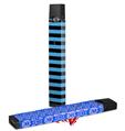 Skin Decal Wrap 2 Pack for Juul Vapes Stripes Blue JUUL NOT INCLUDED