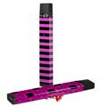 Skin Decal Wrap 2 Pack for Juul Vapes Stripes Pink JUUL NOT INCLUDED