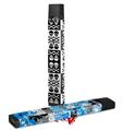 Skin Decal Wrap 2 Pack for Juul Vapes Skull And Crossbones Pattern Bw JUUL NOT INCLUDED