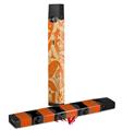Skin Decal Wrap 2 Pack for Juul Vapes Skull Sketches Orange JUUL NOT INCLUDED