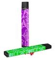 Skin Decal Wrap 2 Pack for Juul Vapes Skull Sketches Purple JUUL NOT INCLUDED