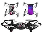 Skin Decal Wrap 2 Pack for DJI Ryze Tello Drone Baja 0018 Fuchsia Hot Pink DRONE NOT INCLUDED