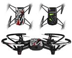 Skin Decal Wrap 2 Pack for DJI Ryze Tello Drone Baja 0018 Red DRONE NOT INCLUDED