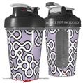 Decal Style Skin Wrap works with Blender Bottle 20oz Locknodes 03 Lavender (BOTTLE NOT INCLUDED)