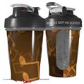 Decal Style Skin Wrap works with Blender Bottle 20oz Bokeh Music Orange (BOTTLE NOT INCLUDED)