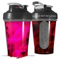 Decal Style Skin Wrap works with Blender Bottle 20oz Cubic Shards Red (BOTTLE NOT INCLUDED)