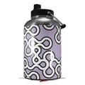 Skin Decal Wrap for 2017 RTIC One Gallon Jug Locknodes 03 Lavender (Jug NOT INCLUDED) by WraptorSkinz