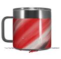 Skin Decal Wrap for Yeti Coffee Mug 14oz Paint Blend Red - 14 oz CUP NOT INCLUDED by WraptorSkinz