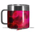 Skin Decal Wrap for Yeti Coffee Mug 14oz Cubic Shards Red - 14 oz CUP NOT INCLUDED by WraptorSkinz