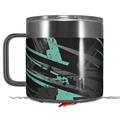 Skin Decal Wrap for Yeti Coffee Mug 14oz Baja 0014 Seafoam Green - 14 oz CUP NOT INCLUDED by WraptorSkinz