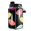 Skin Decal Wrap for Yeti Half Gallon Jug Plain Leaves On Black - JUG NOT INCLUDED by WraptorSkinz