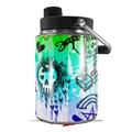 Skin Decal Wrap for Yeti Half Gallon Jug Scene Kid Sketches Rainbow - JUG NOT INCLUDED by WraptorSkinz