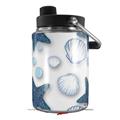 Skin Decal Wrap for Yeti Half Gallon Jug Starfish and Sea Shells White - JUG NOT INCLUDED by WraptorSkinz