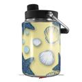Skin Decal Wrap for Yeti Half Gallon Jug Starfish and Sea Shells Yellow Sunshine - JUG NOT INCLUDED by WraptorSkinz