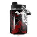 Skin Decal Wrap for Yeti Half Gallon Jug Baja 0003 Red Dark - JUG NOT INCLUDED by WraptorSkinz