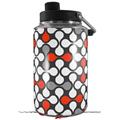 Skin Decal Wrap for Yeti 1 Gallon Jug Locknodes 05 Red - JUG NOT INCLUDED by WraptorSkinz