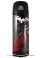 Skin Decal Wrap for Thermos Funtainer 16oz Bottle Baja 0003 Red Dark (BOTTLE NOT INCLUDED) by WraptorSkinz