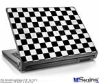 Laptop Skin (Small) - Checkers White