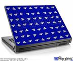 Laptop Skin (Small) - Paper Planes Royal Blue