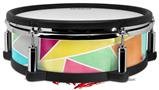 Skin Wrap works with Roland vDrum Shell PD-128 Drum Brushed Geometric (DRUM NOT INCLUDED)