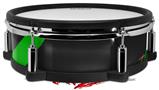 Skin Wrap works with Roland vDrum Shell PD-128 Drum Jagged Camo Green (DRUM NOT INCLUDED)