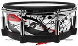 Skin Wrap works with Roland vDrum Shell PD-140DS Drum Baja 0018 Red (DRUM NOT INCLUDED)