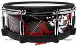 Skin Wrap works with Roland vDrum Shell PD-140DS Drum Baja 0003 Red Dark (DRUM NOT INCLUDED)