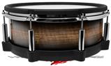 Skin Wrap works with Roland vDrum Shell PD-140DS Drum Exotic Wood Pommele Sapele Burst Black (DRUM NOT INCLUDED)