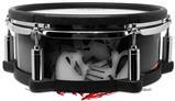 Skin Wrap works with Roland vDrum Shell PD-108 Drum Skulls Confetti White (DRUM NOT INCLUDED)
