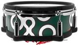 Skin Wrap works with Roland vDrum Shell PD-108 Drum Locknodes 03 Hunter Green (DRUM NOT INCLUDED)