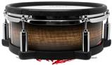 Skin Wrap works with Roland vDrum Shell PD-108 Drum Exotic Wood Pommele Sapele Burst Black (DRUM NOT INCLUDED)