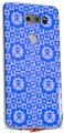 Skin Decal Wrap for LG V30 Gothic Punk Pattern Blue