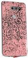 Skin Decal Wrap for LG V30 Folder Doodles Pink