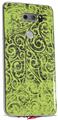 Skin Decal Wrap for LG V30 Folder Doodles Sage Green
