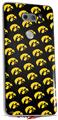 Skin Decal Wrap for LG V30 Iowa Hawkeyes Tigerhawk Tiled 06 Gold on Black