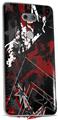 Skin Decal Wrap for LG V30 Baja 0003 Red Dark