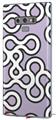 Decal style Skin Wrap compatible with Samsung Galaxy Note 9 Locknodes 03 Lavender