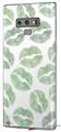 Decal style Skin Wrap compatible with Samsung Galaxy Note 9 Green Lips