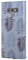 Decal style Skin Wrap compatible with Samsung Galaxy Note 9 Palms 01 Purple On Purple