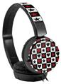 Decal style Skin Wrap for Sony MDR ZX110 Headphones Hearts and Stars Red (HEADPHONES NOT INCLUDED)