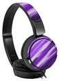 Decal style Skin Wrap for Sony MDR ZX110 Headphones Paint Blend Purple (HEADPHONES NOT INCLUDED)