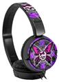 Decal style Skin Wrap for Sony MDR ZX110 Headphones Butterfly Skull (HEADPHONES NOT INCLUDED)